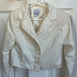 Vintage Girls crop linen jacket
